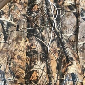 Real tree camouflage print hoodie